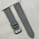 The Bermuda: Grey Sail Cloth Apple Watch Strap