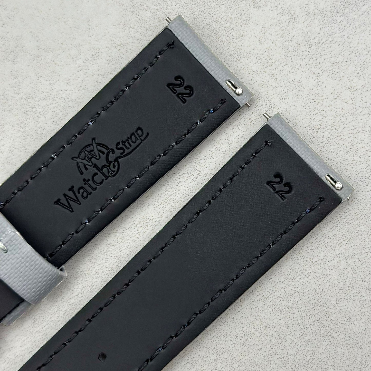 The Bermuda: Grey Sail Cloth Watch Strap