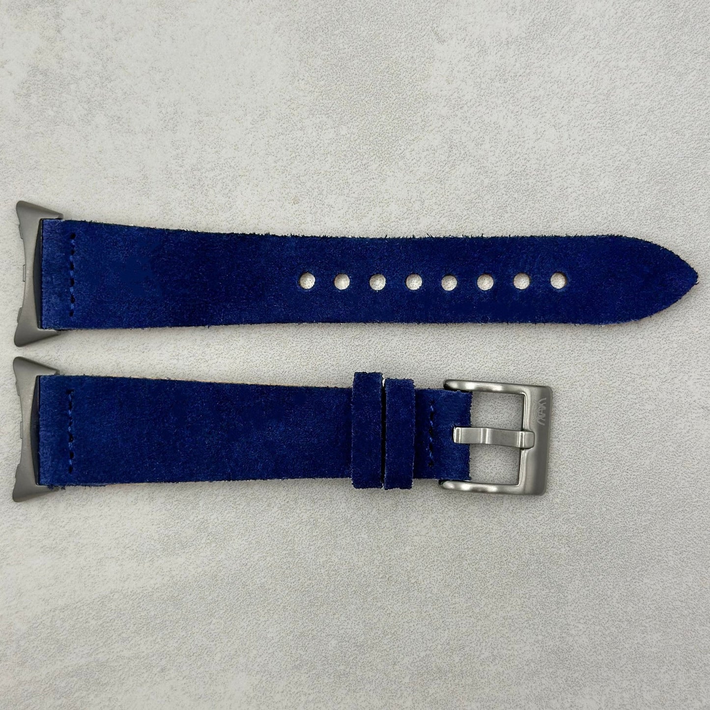 The Capri: Royal Blue Suede Google Pixel Watch Strap