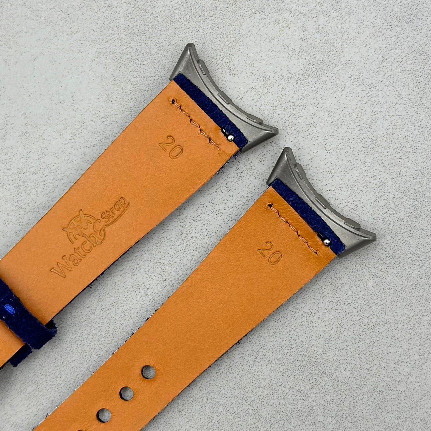 The Capri: Royal Blue Suede Google Pixel Watch Strap
