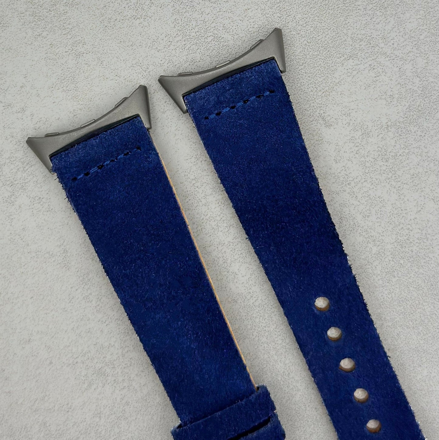 The Capri: Royal Blue Suede Google Pixel Watch Strap