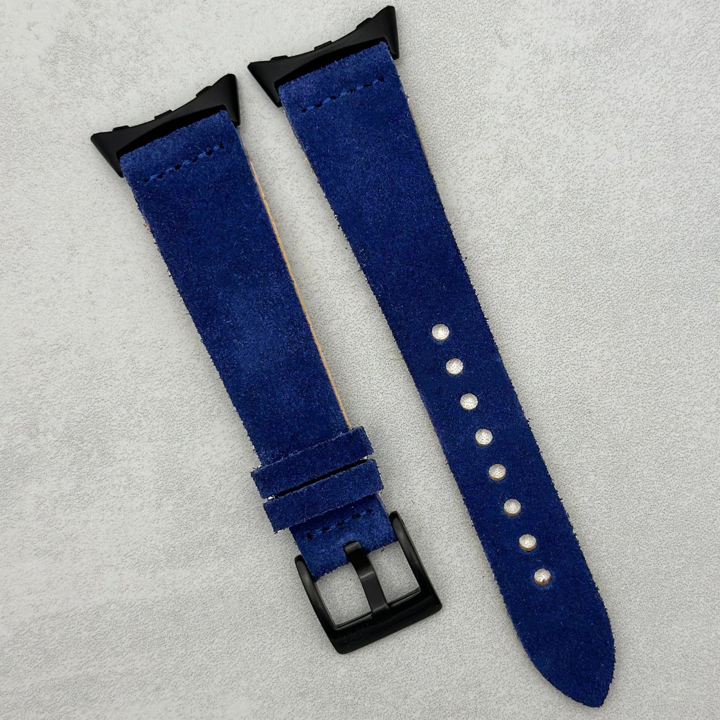 The Capri: Royal Blue Suede Google Pixel Watch Strap