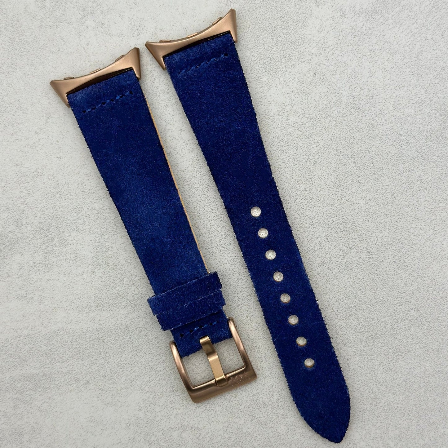 The Capri: Royal Blue Suede Google Pixel Watch Strap