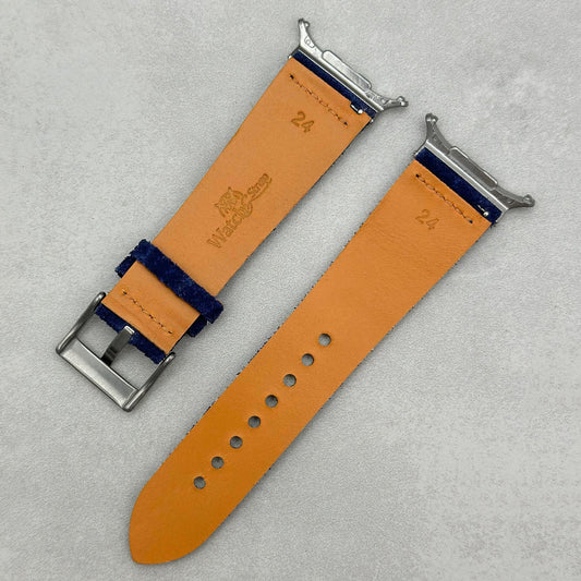 The Capri: Royal Blue Suede Samsung Galaxy Watch Ultra Strap