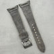 The Capri: Light Grey Suede Google Pixel Watch Strap