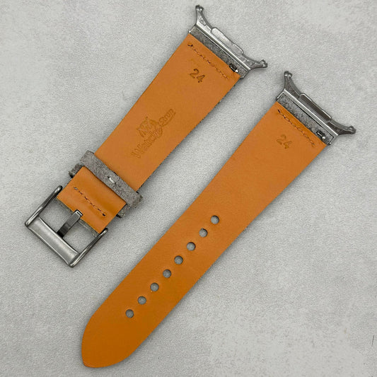 The Capri: Light Grey Suede Samsung Galaxy Watch Ultra Strap