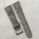 The Capri: Light Grey Suede Watch Strap