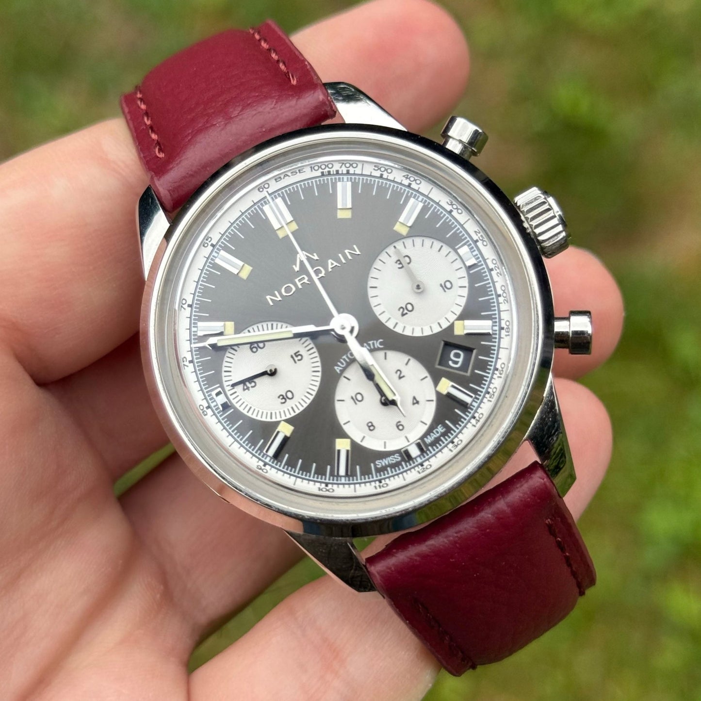 The New York: Cherry Red Vegan Leather Watch Strap