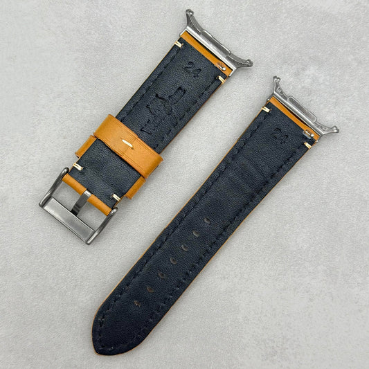 The Oslo: Desert Tan Full Grain Leather Samsung Galaxy Watch Ultra Strap