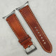 The Rome: Terracotta Brown Italian Full Grain Leather Samsung Galaxy Watch Ultra Strap