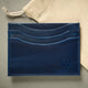 The Oxford: RFID Blocking Full Grain Calf Skin Card Case - Blue