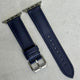 The Bermuda: Navy Blue Sail Cloth Apple Watch Strap