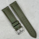 The Bermuda: Khaki Green Sail Cloth Watch Strap