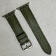 The Bermuda: Khaki Green Sail Cloth Apple Watch Strap