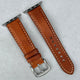 The Rome: Copper Brown Italian Full Grain Leather Apple Watch Strap