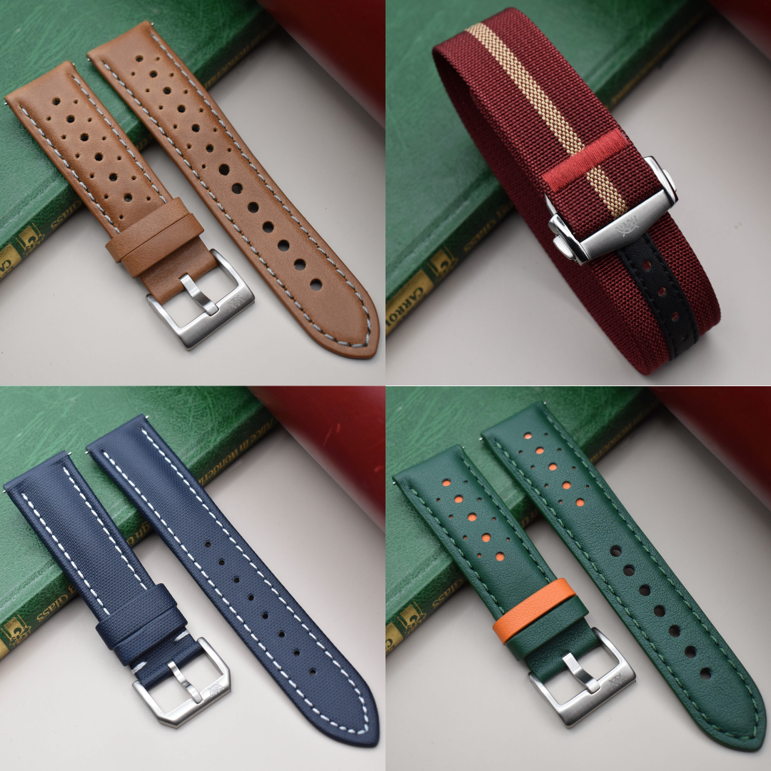 The Racing Bundle - Full Grain Leather Watch Straps