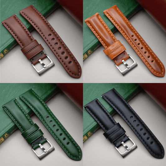 The Prague Bundle - Cognac, Chestnut, Green, Black