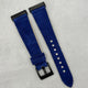 The Capri: Royal Blue Suede Fitbit Versa/Sense Watch Strap