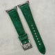 The Capri: Hunter Green Suede Google Pixel Watch Strap