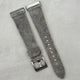 The Capri: Light Grey Suede Fitbit Versa/Sense Watch Strap