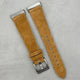 The Capri: Sand Tan Suede Fitbit Versa/Sense Watch Strap
