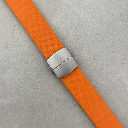 The Lisbon: Orange FKM Rubber CTS Watch Strap