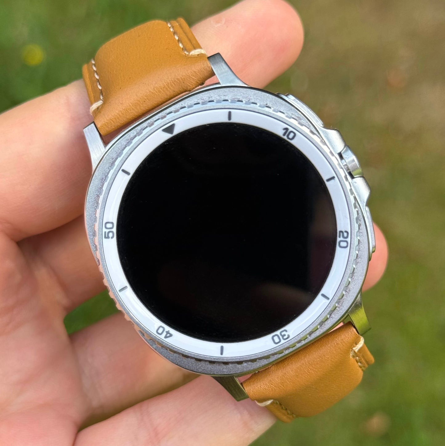 The Oslo: Desert Tan Full Grain Leather Samsung Galaxy Watch Ultra / Watch 8/9 Strap