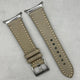 The Venice: Smoke Grey Italian Vegetable Tanned Leather Samsung Galaxy Watch Ultra Strap