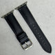 The Bermuda: Jet Black Sail Cloth Apple Watch Strap
