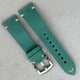 The Madrid: Caribbean Blue Vintage Full Grain Leather Watch Strap